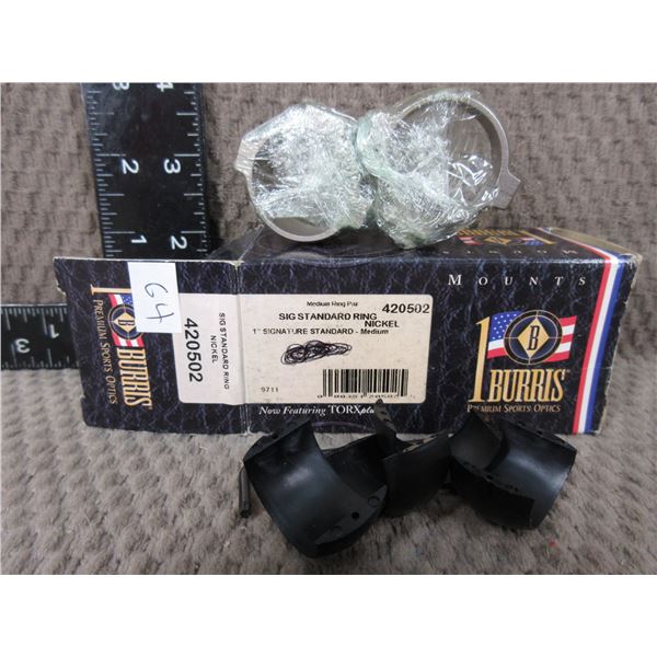 Burris 1" Signature Standard Scope Rings Nickel