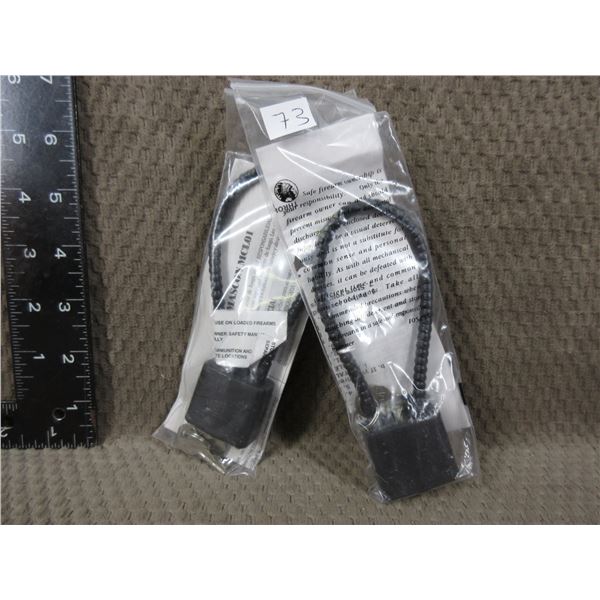 NEW - 2 Firearm Cable Locks