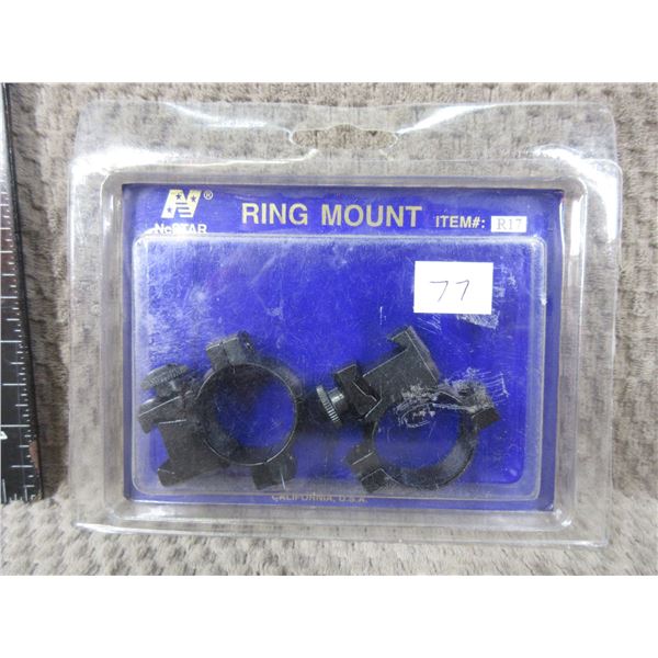 NcSTAR 1" Rings for 22 Rimfire Rifle
