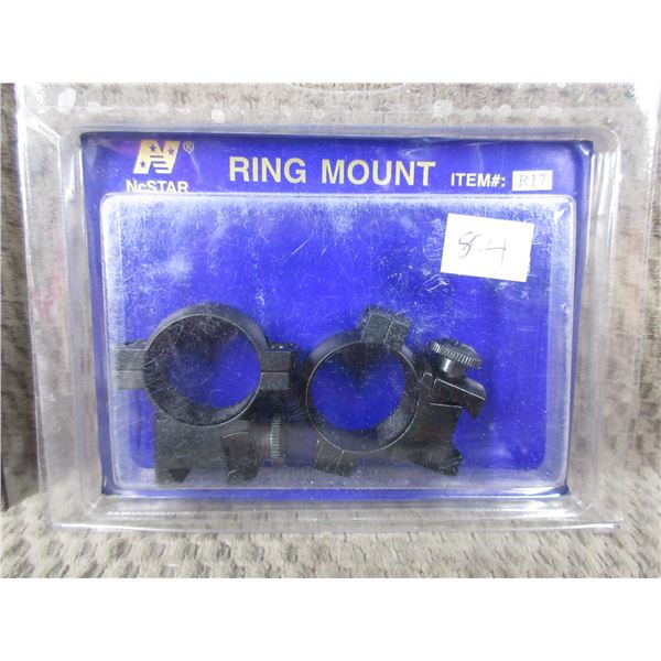 NcSTAR 1" Rings for 22 Rimfire Rifle