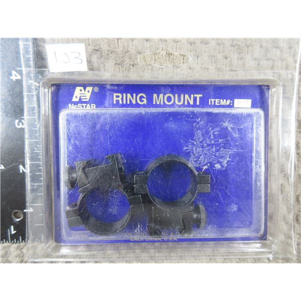 NcSTAR 1" Rings for 22 Rimfire Rifle