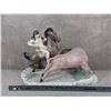 Image 3 : Buffalo Hunt Statue 21" Length x 13" Height