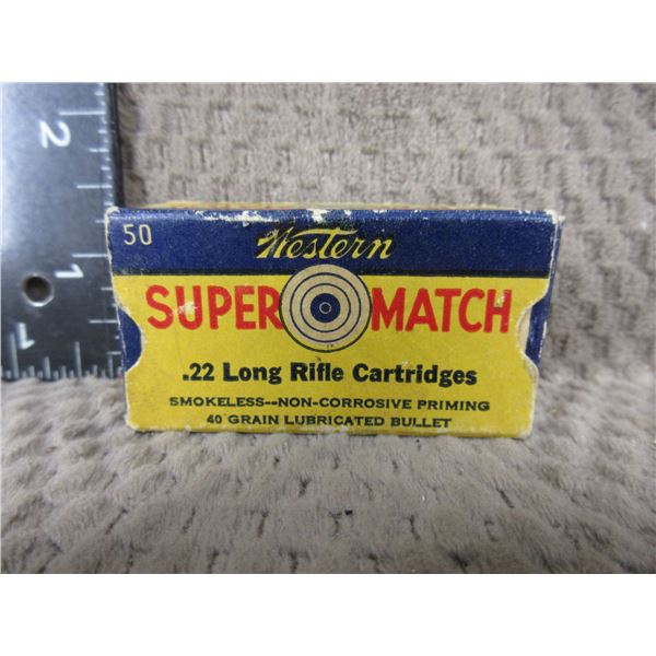 Collector Ammo - 22LR 40gr Western Super Match