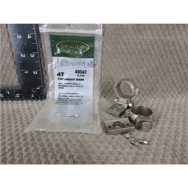 1" Weaver Scope Rings for Browning