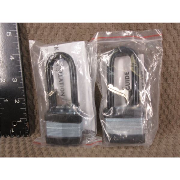 NEW - 2 - Shot Lock Firearm Padlocks