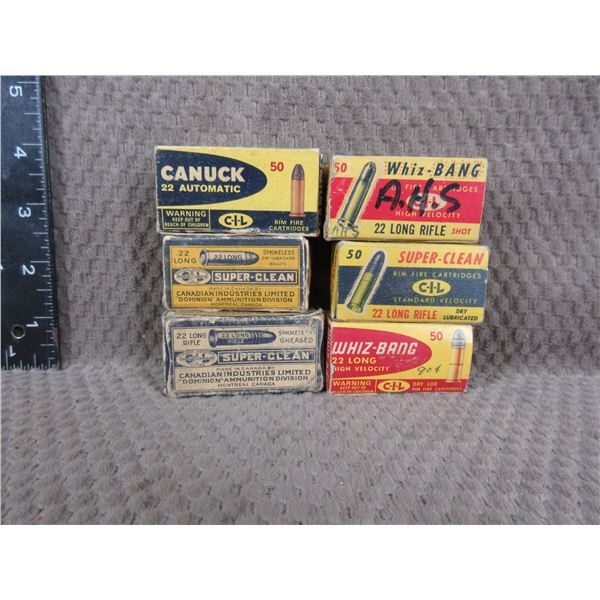 Collector Ammo 22LR CIL - 6  Part Boxs of 50