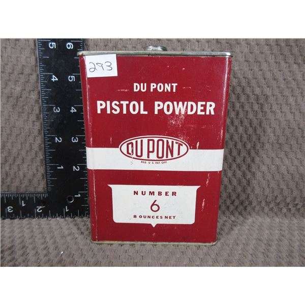 DuPont Pistol Powder Number 6 - 1/2 to 3/4 Full