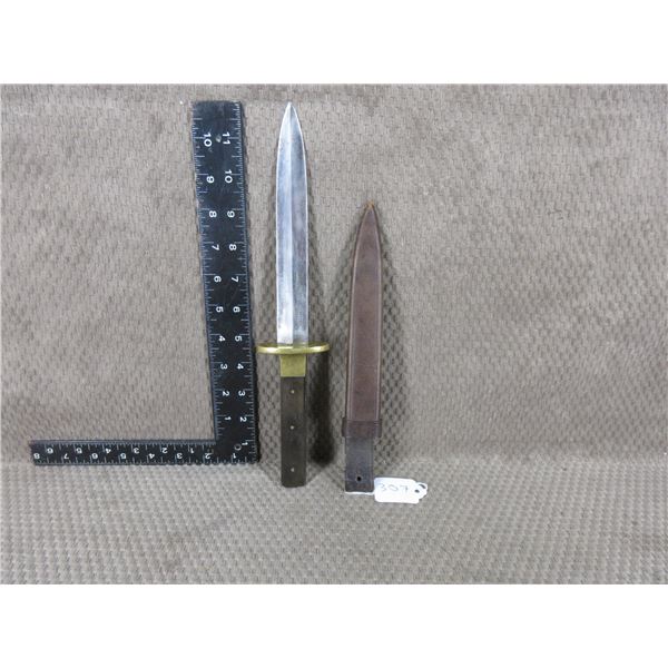 Solingen EKS Gold Krone German Dagger - With Sheath