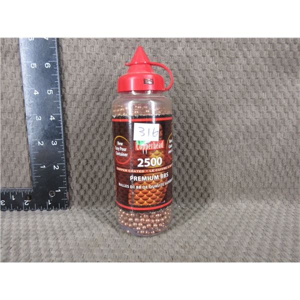 Copperhead Premium BBs - 2500 Copper Coated