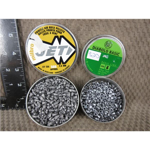 177 Cal. 4.5mm Pointed Air Rifle Pellets