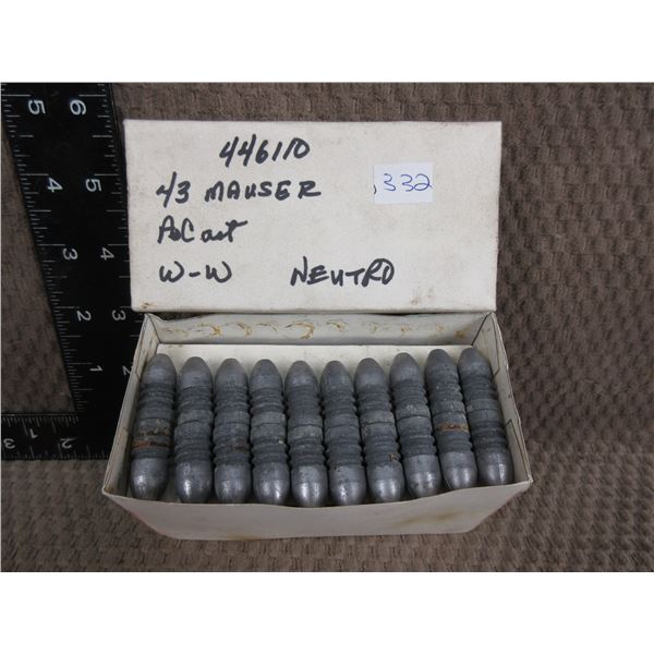43 Mauser Lead Bullets - Box of 120