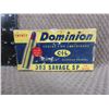 Image 2 : 303 Savage 190gr SP Dominion CIL - Box of 20