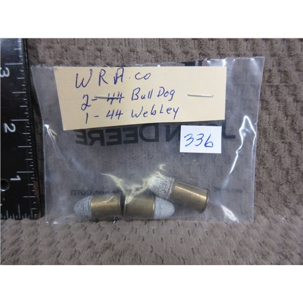 2 of 44 Bull Dog & 44 Webley all WRA Co
