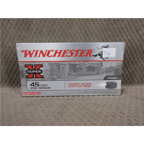 .45 Colt 250gr Lead Flat Nose Win. SuperX