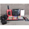 Image 1 : Genesis Video Game Model MK-1631 with 6 Games