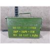 Image 1 : Metal Ammo Can - 11 1/4" X  5 3/4" X 7 1/2" H