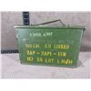 Image 2 : Metal Ammo Can - 11 1/4" X  5 3/4" X 7 1/2" H