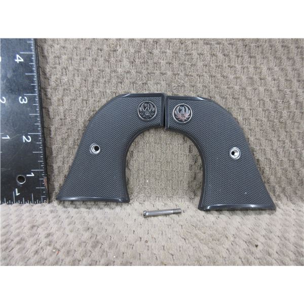 Ruger Vaquero Hard Rubber Grips With Screw
