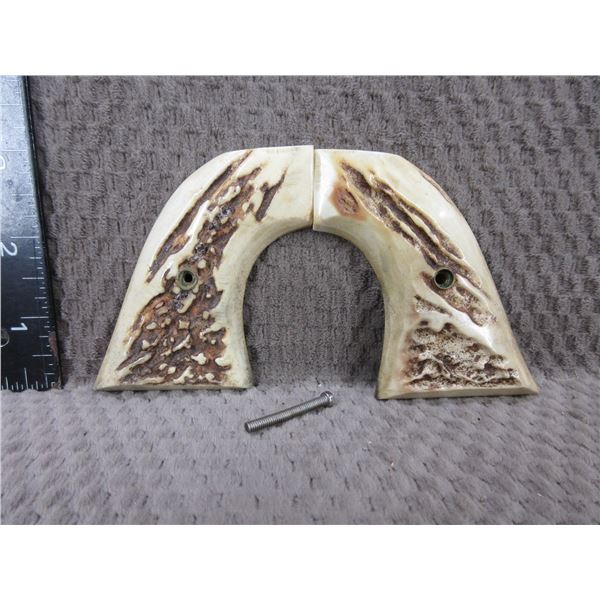 Colt Single Action Antler Grips With Screw