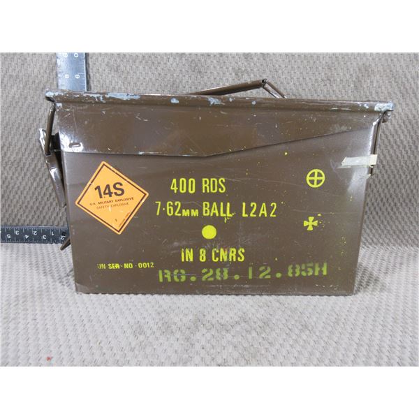 Metal Ammo Can - 11 1/4" X  5 3/4" X 7 1/2" H