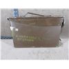Image 2 : Metal Ammo Can - 11 1/4" X  5 3/4" X 7 1/2" H
