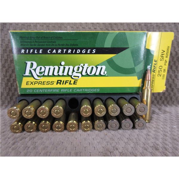 250 Savage 100gr PSP Rem. Centerfire Cartridges