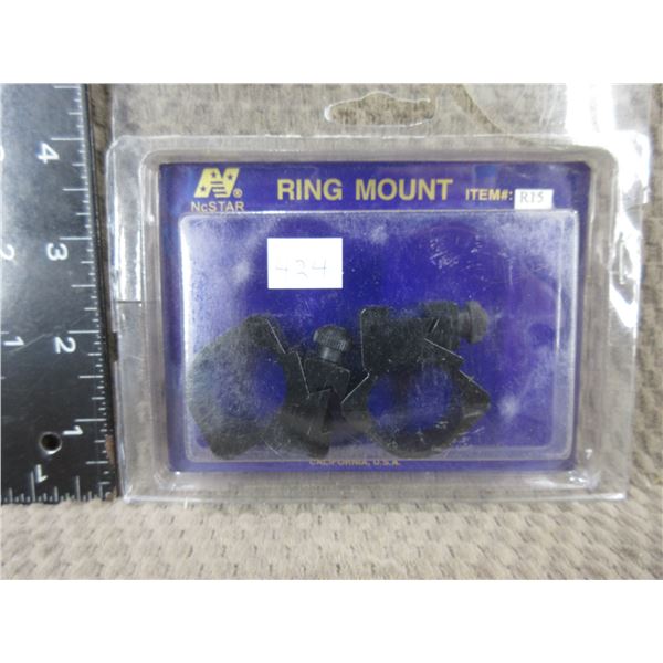 NcSTAR 1" Rings for 22 Rimfire Rifle