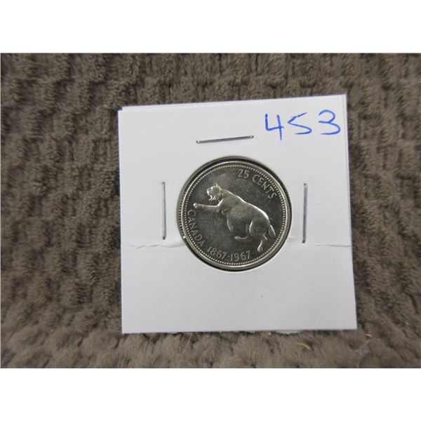 25 Cent Canadian Centennial Coin