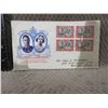 Image 1 : Collectors Stamp - King George, Queen Elizabeth