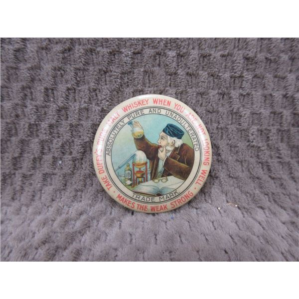 Vintage Duffy's Pure Malt Whiskey Advertising