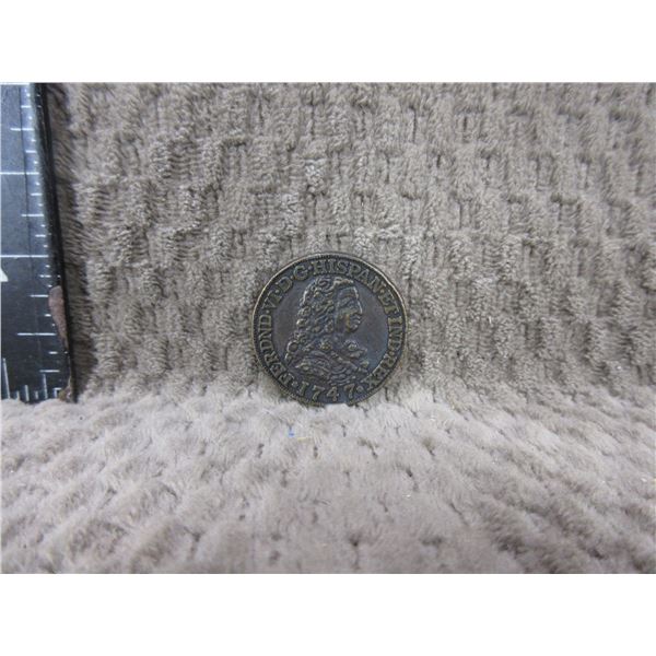 Replica of Spanish Gold Doubloon