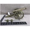 Image 2 : Brass Cannon With Buckets and Cleaning Rod