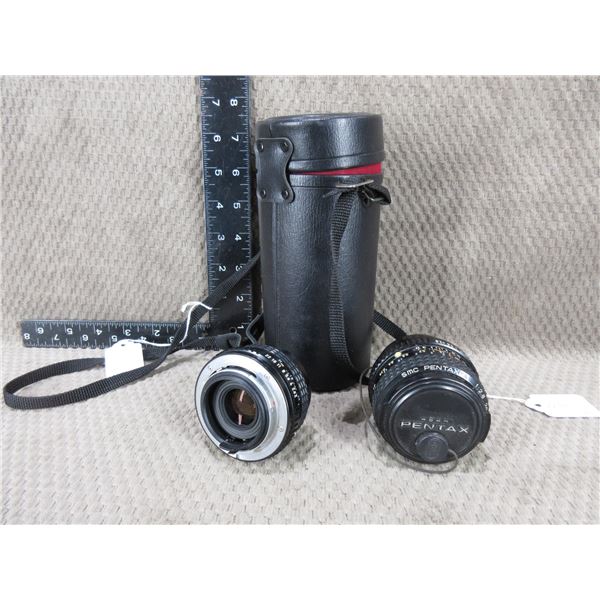 Pentax-A 1:2.8 28mm Lense, Pentax-M 1:2 50mm Lense