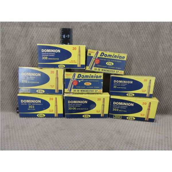 Lot of 8 Vintage Empty Cartridge Boxes