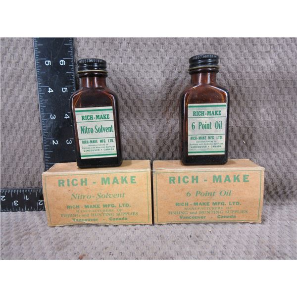 Rich-Make - 1 Box 6 Point Oil, 1 Box Nitro-Solvent