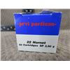 Image 2 : 22 Hornet 45gr SP PRVI Partizan - Box of 50