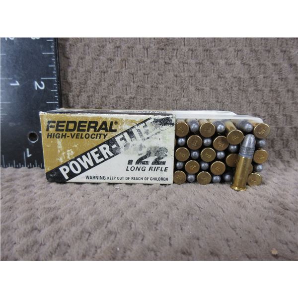 Collector Ammo - .22 LR HV Federal Power-Flite - Box of 50
