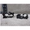 Image 1 : Weaver 1" Low Rings - 2 Sets - 1 Low & 1 Medium