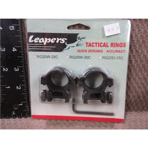 NEW - Leapers 1" Tactical Rings