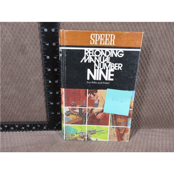Speer Reloading Manual Number 9