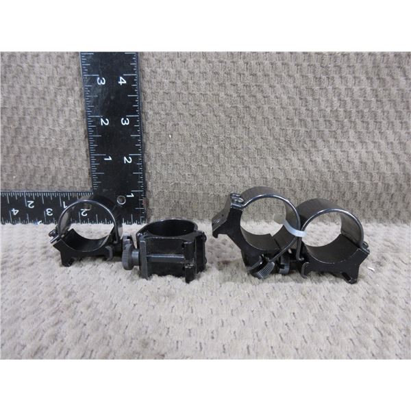 Weaver 1" Rings - 2 Sets - 1 Low & 1 Medium Low