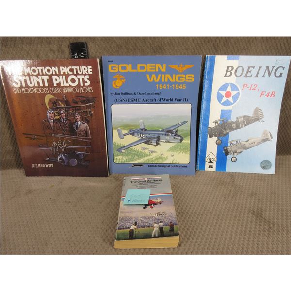 4 Books - Airplane Related