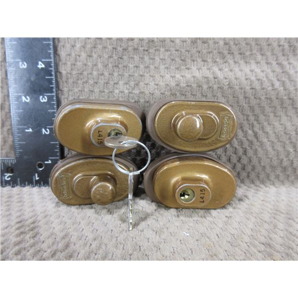 4 Trigger Locks - Keyed Alike - With 2 Keys