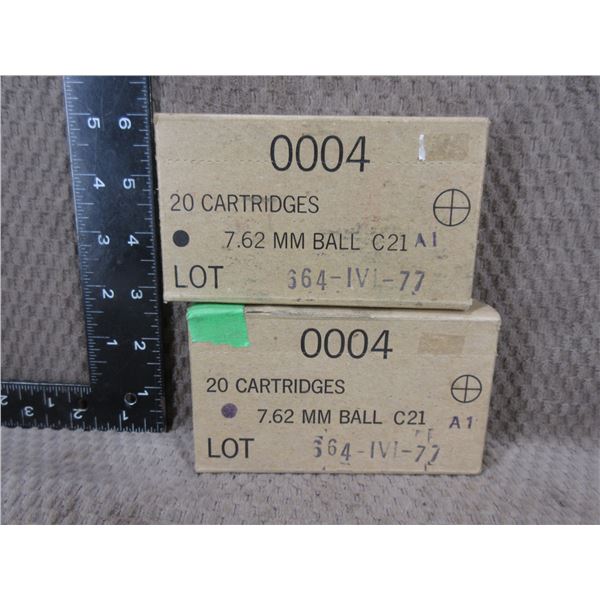 7.62mm Ball C21 (.308 Win) Cartridges