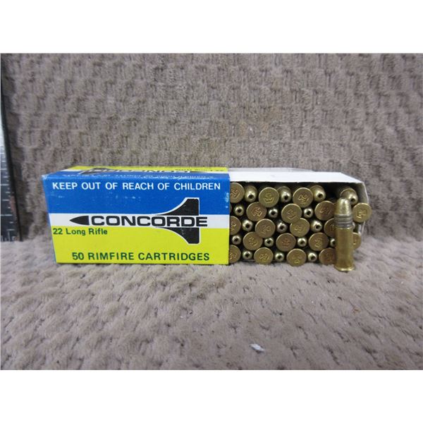 Collector Ammo - .22 LR 37gr HP Rimfire Concorde