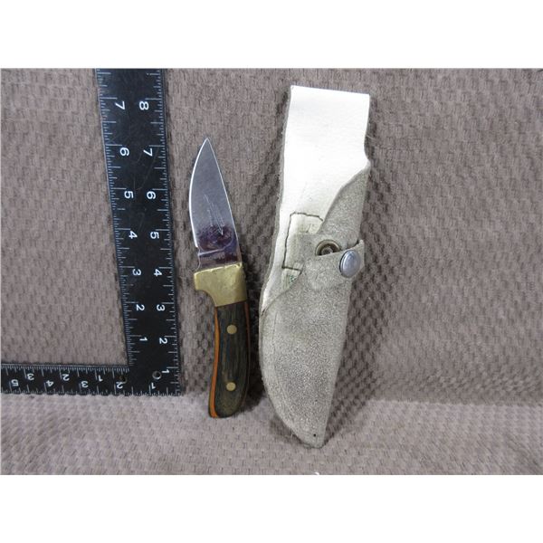 R. Olson Fixed Blade Knife - With Sheath
