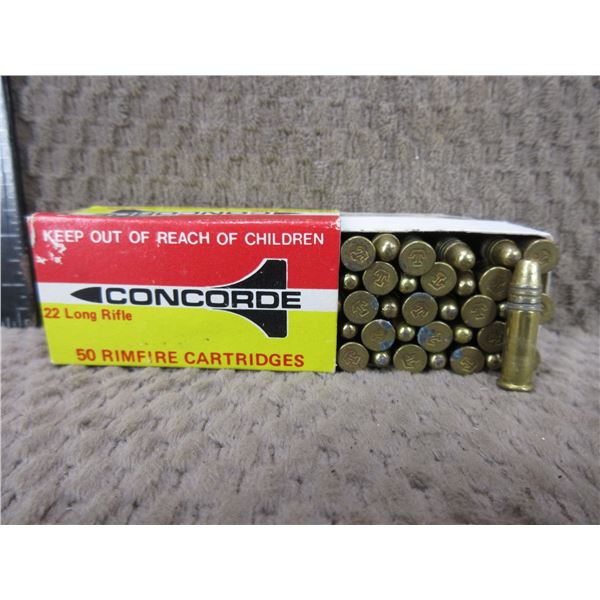Collector Ammo - .22 LR 40gr HV SP Rimfire Concorde