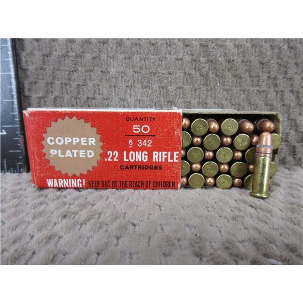 Collector Ammo - .22 LR Copper Plated Sears Cartridges