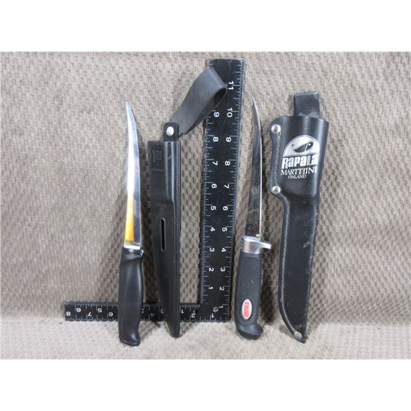 Fiskars Fillet Knife and Rapala Fillet Knife