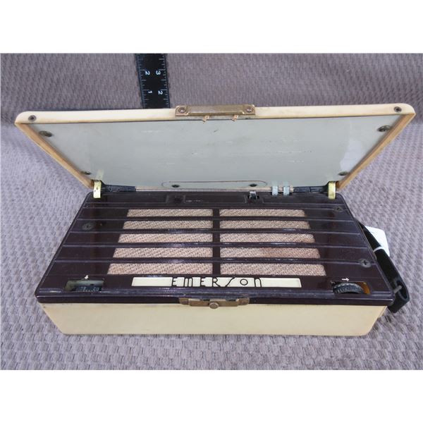 Vintage Emerson Portable Radio - Model 508, AM Band Only